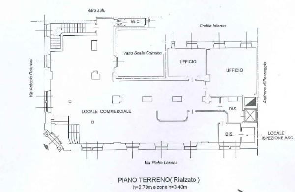 Negozio in Via Antonio Gramsci 9, Biella, {3} - Planimetria 1