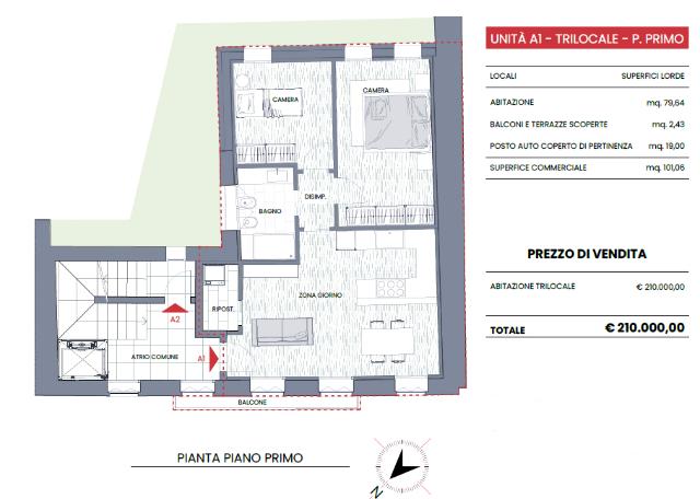 Quadrilocale in Via dei Nobili 11, Chiampo - Foto 1