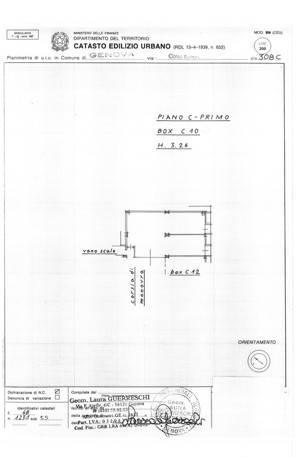 Box in {3}, Corso Europa 308c - Planimetria 1