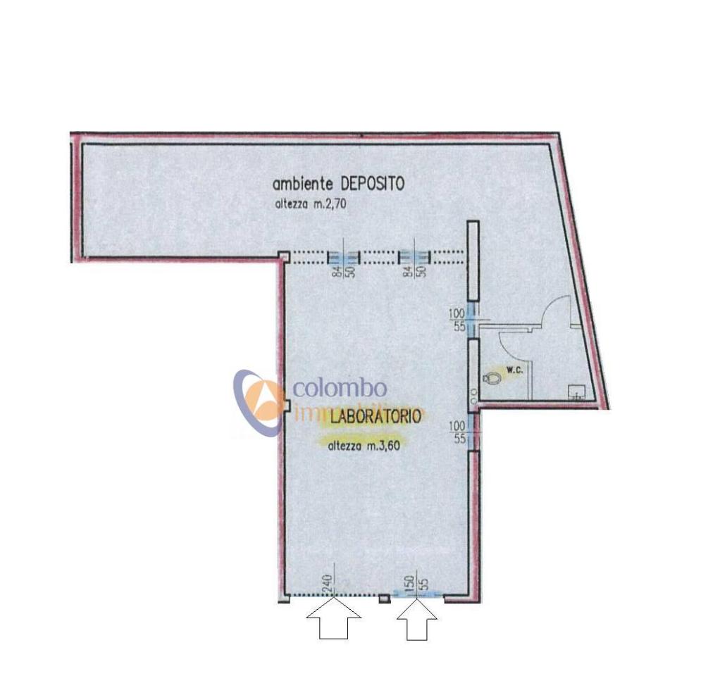 Laboratorio in Via del Gerbone 22, Busto Arsizio, {3} - Planimetria 1