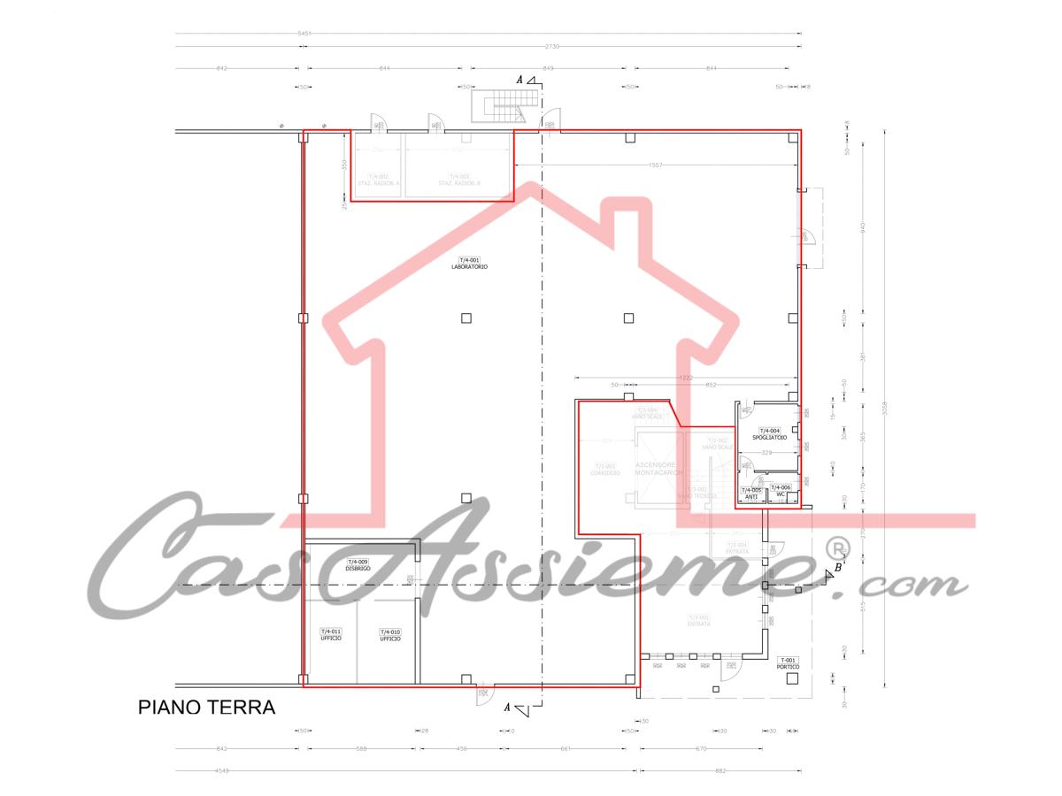 Capannone in , Rossano Veneto, {3} - Planimetria 1