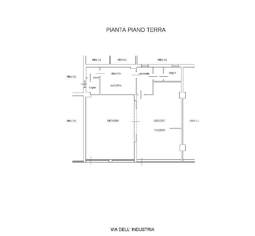 Palazzina commerciale in Via dell'Industria 10, Ancona, {3} - Planimetria 1