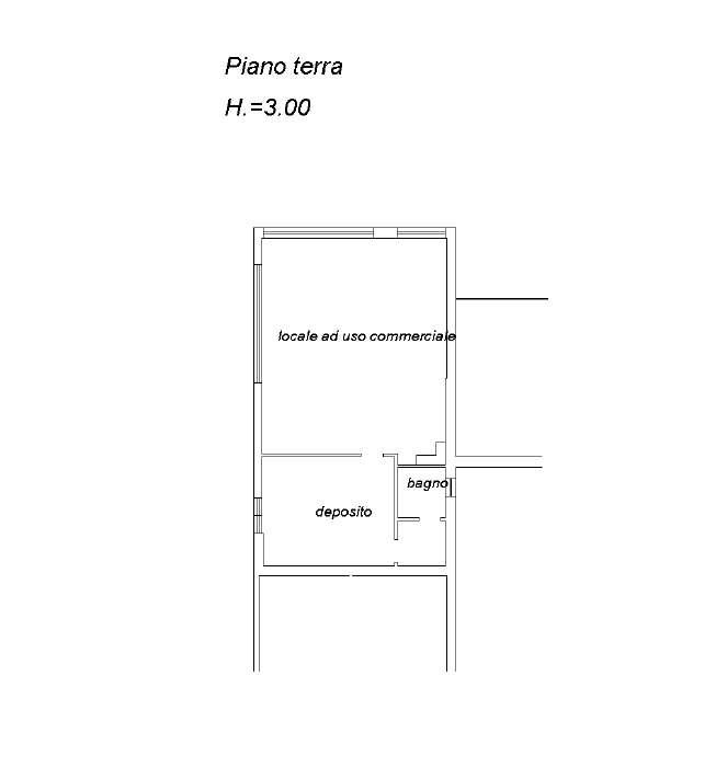 Negozio in Via dell'Industria 10, Ancona, {3} - Planimetria 1