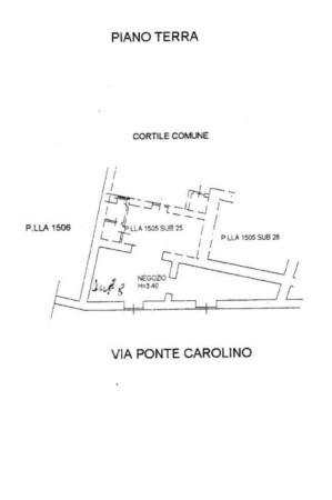 Negozio in Via Ponte Carolino 66, Maddaloni, {3} - Planimetria 1