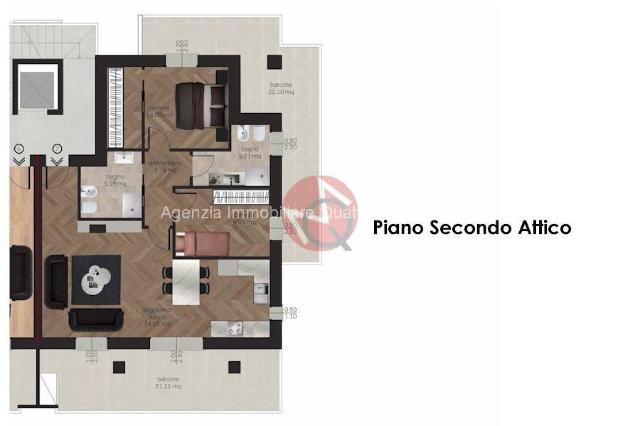 Penthouse in Via Luigi Poletti, Fano - Photo 1