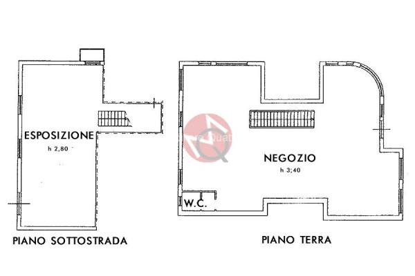 Negozio in Via Roma, Fano, {3} - Planimetria 1