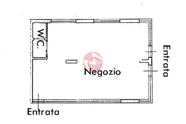 Negozio in Viale Antonio Guarnieri, Fano, {3} - Planimetria 1
