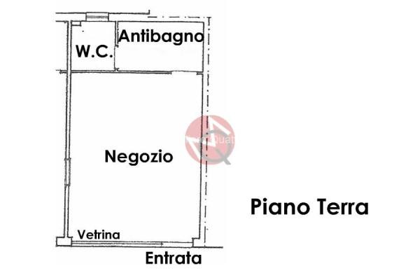 Negozio in Viale Cairoli, Fano, {3} - Planimetria 1