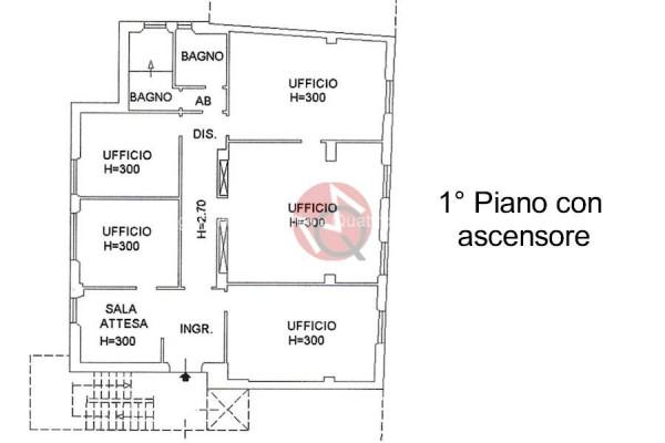 Ufficio in Via Montevecchio, Fano, {3} - Planimetria 1