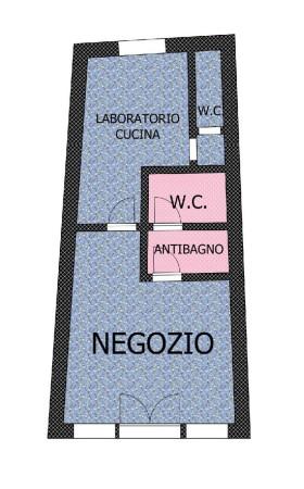 Negozio in Via Abbati 32, Pesaro, {3} - Planimetria 1