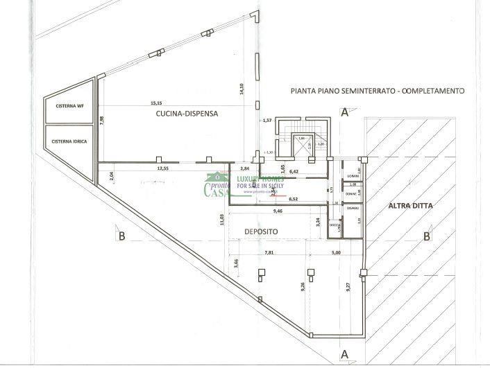 Albergo in Via Aldo Moro, Ragusa, {3} - Planimetria 1