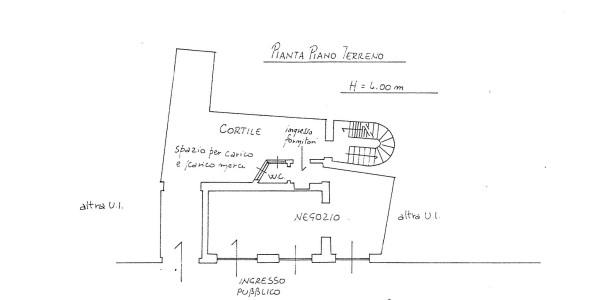 Negozio in Via San Giovanni Bosco, Gallarate, {3} - Planimetria 1