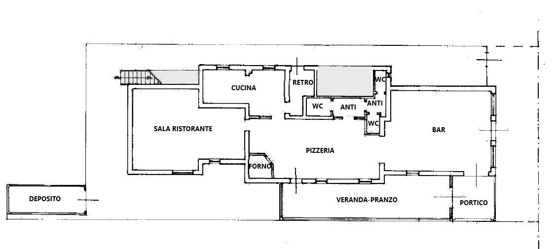 Negozio in Via Circonvallazione, Venezia, {3} - Planimetria 1