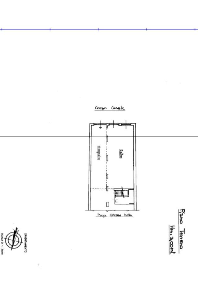 Negozio in Corso Casale 99, Torino, {3} - Planimetria 1