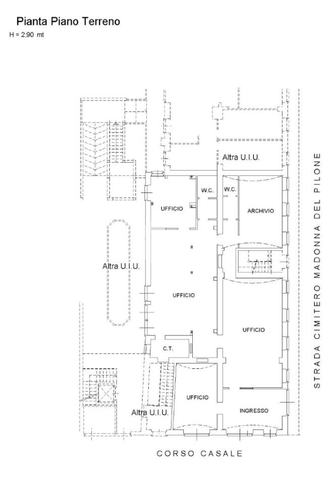 Ufficio in Corso Casale 281, Torino, {3} - Planimetria 1