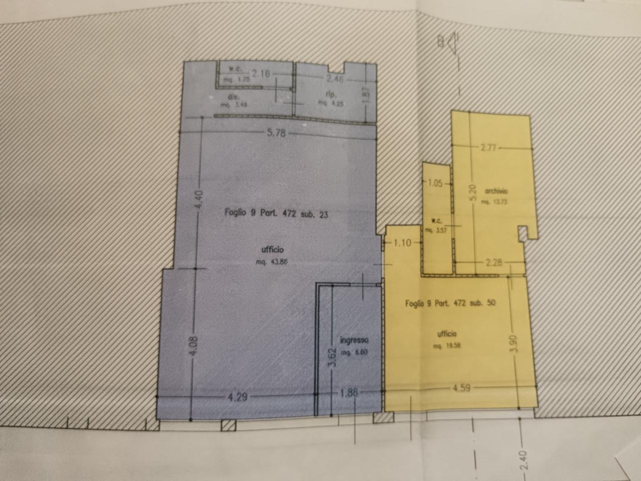 Ufficio in Ieraccini 53036, Poggibonsi, {3} - Planimetria 1