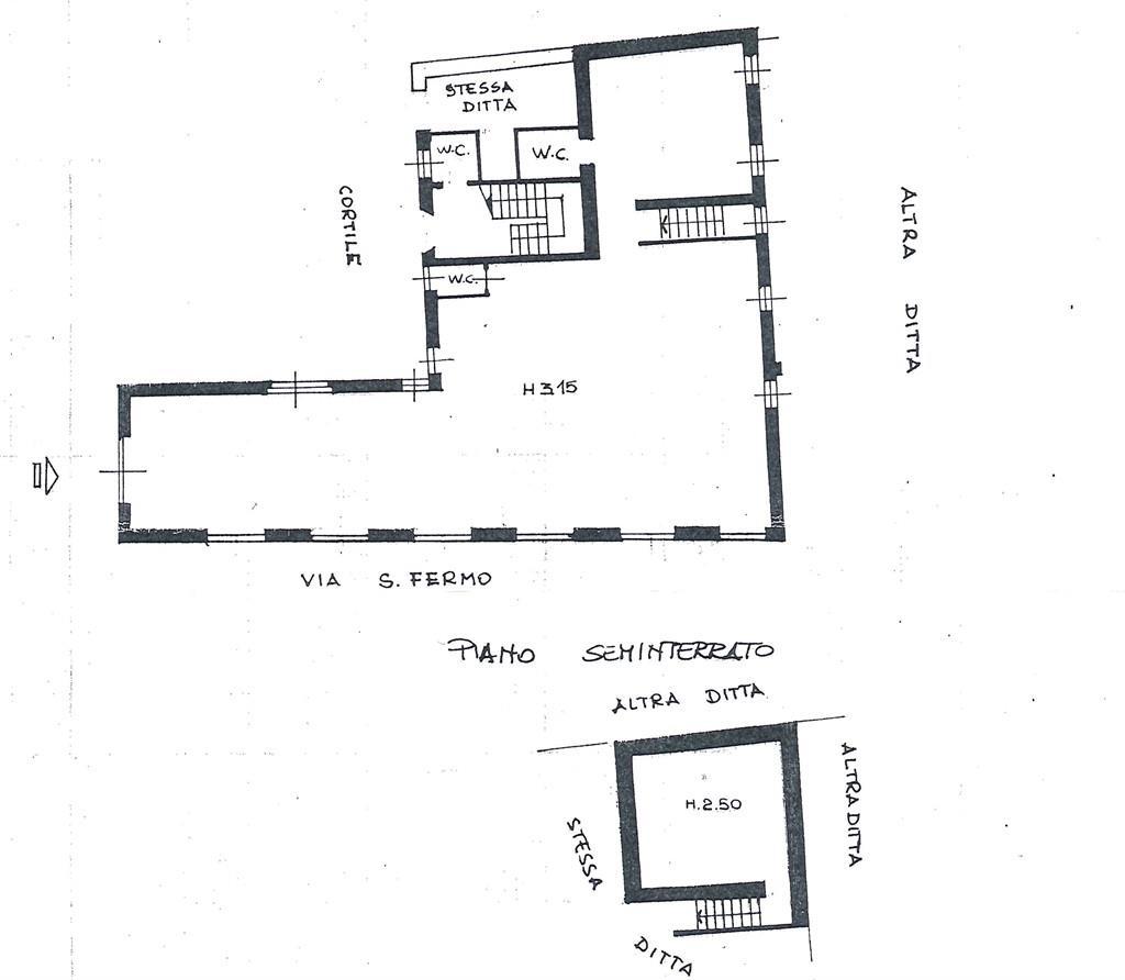 Negozio in Piazza Buonarroti 4, Seveso, {3} - Planimetria 1