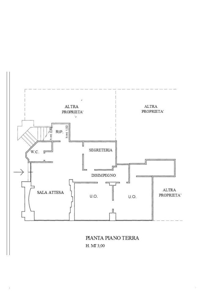 Ufficio in Via Patrono d'Italia  66, Assisi, {3} - Planimetria 1