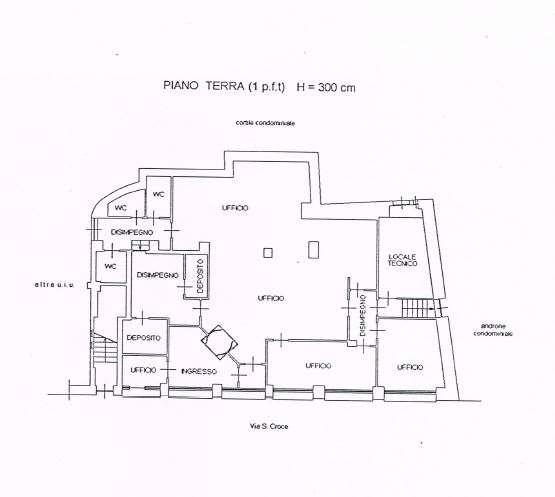 Ufficio in Via Santa Croce  19, Moncalieri, {3} - Planimetria 1