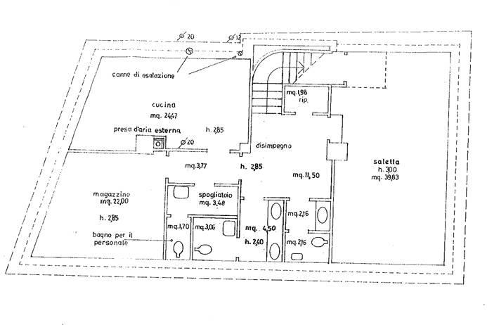 Negozio in Via S. Orsola, Bergamo, {3} - Planimetria 1