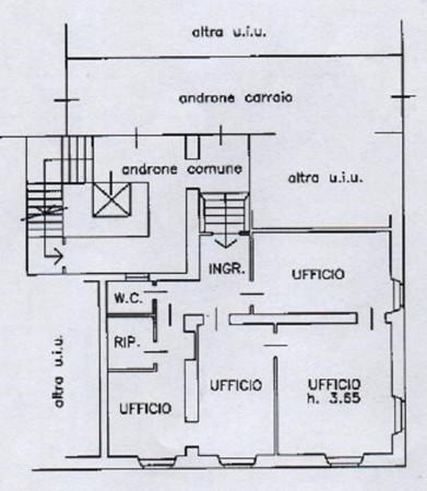 Ufficio in Via Luigi Leonardo Colli, Torino, {3} - Planimetria 1