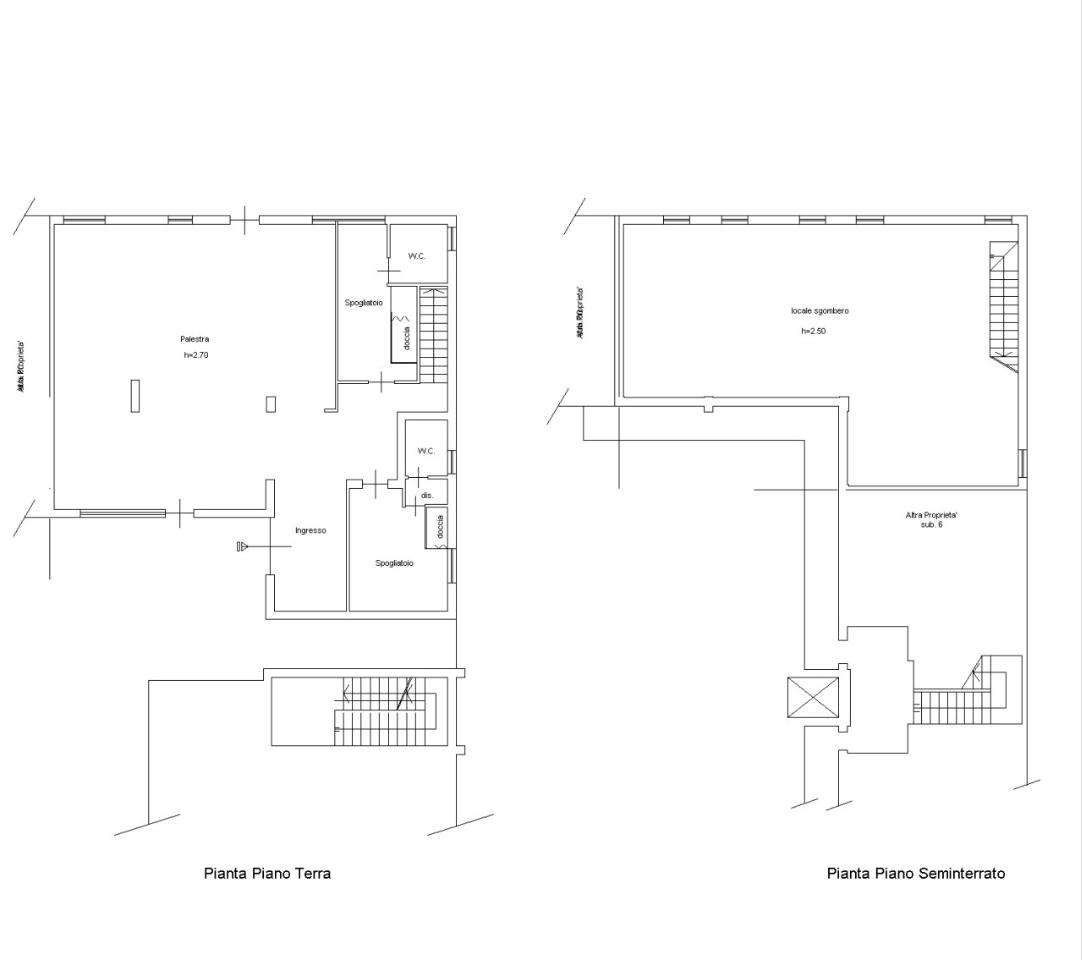 Palazzina commerciale in Via Traversa 27, Montignoso, {3} - Planimetria 1