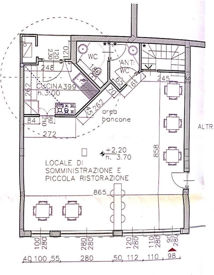 Bar in Ale Europ 40, Leini', {3} - Planimetria 1