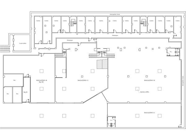 Magazzino in Via Monsignor Antonio Sangiorgio, San Giorgio Canavese, {3} - Planimetria 1