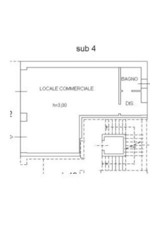 Negozio in Via Vigada 15, Carignano, {3} - Planimetria 1