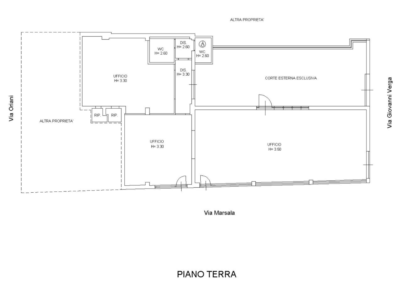 Ufficio in Via Marsala 99, San Benedetto Del Tronto, {3} - Planimetria 1