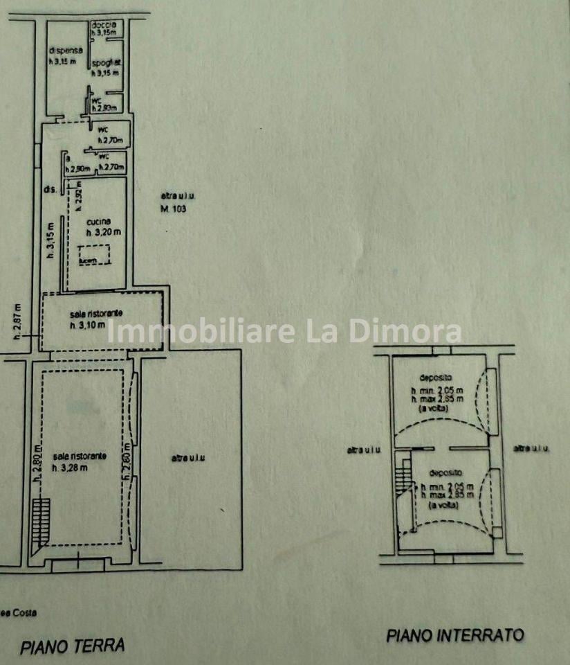 Ristorante in Andrea Costa 33 a, Imola, {3} - Planimetria 1