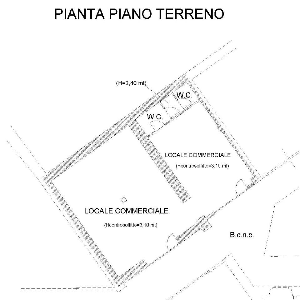 Negozio in Localita San Sebastiano 29, Perosa Argentina, {3} - Planimetria 1