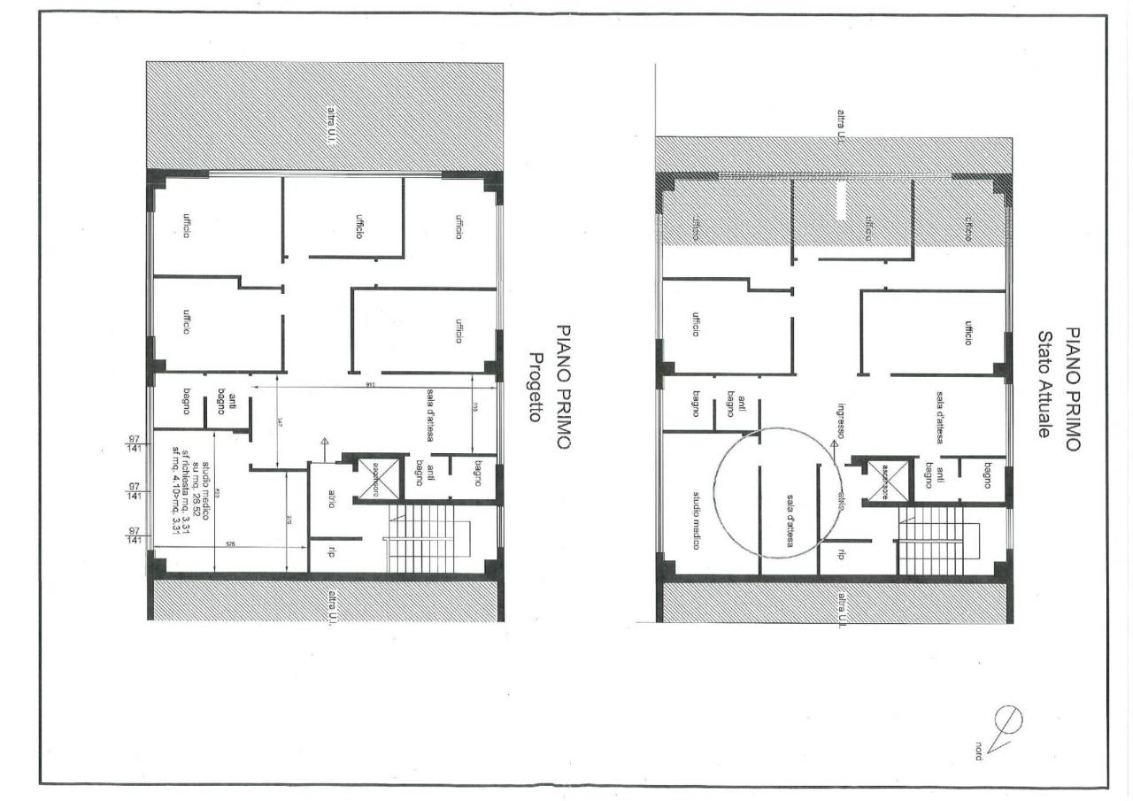 Ufficio condiviso in {3}, Via Gallodoro - Planimetria 1