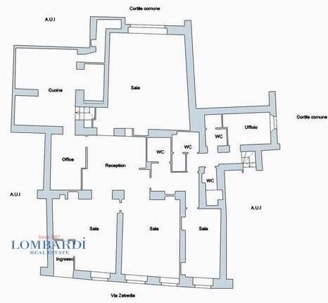 Negozio in Via Zebedia, Milano, {3} - Planimetria 1