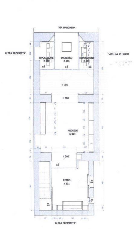Negozio in Via Marghera, Milano, {3} - Planimetria 1