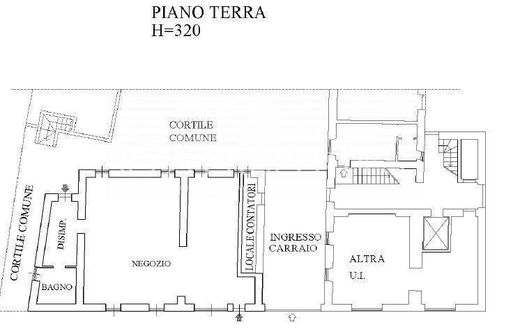 Negozio in Via Giuseppe Ripamonti 1, Milano, {3} - Planimetria 1