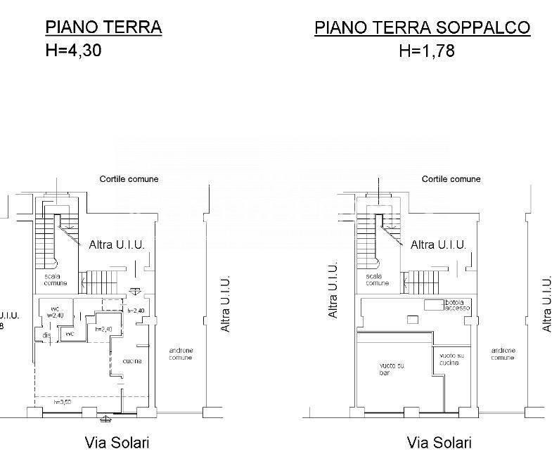 Negozio in Via Andrea Solari 30, Milano, {3} - Planimetria 1