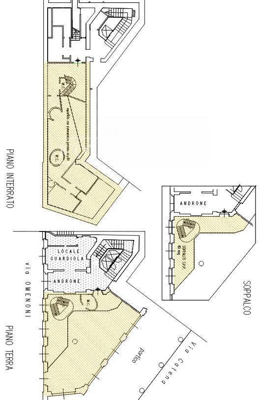 Negozio in Via Omenoni, Milano, {3} - Planimetria 1