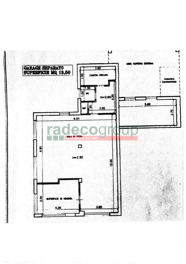 Geschäft in {3}, Via Niccolò Machiavelli - Grundriss 1