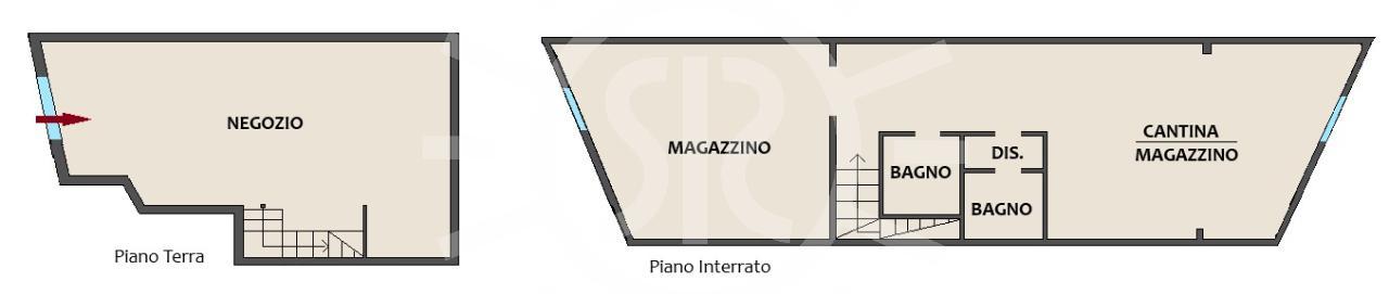 Negozio in , Bologna, {3} - Planimetria 1