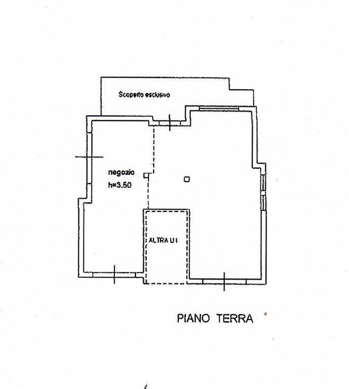 Locale commerciale in , Pesaro, {3} - Planimetria 1