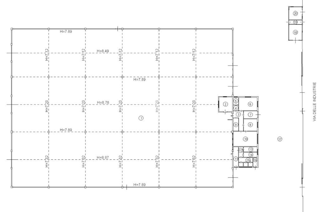Capannone in Via delle Industrie 3, Somaglia, {3} - Planimetria 1