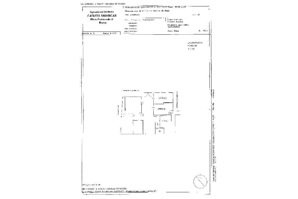 Laboratorio in Via Adamello 35, Roma, {3} - Planimetria 1