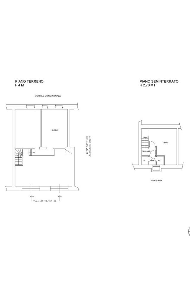 Negozio in Viale Eritrea, Roma, {3} - Planimetria 1