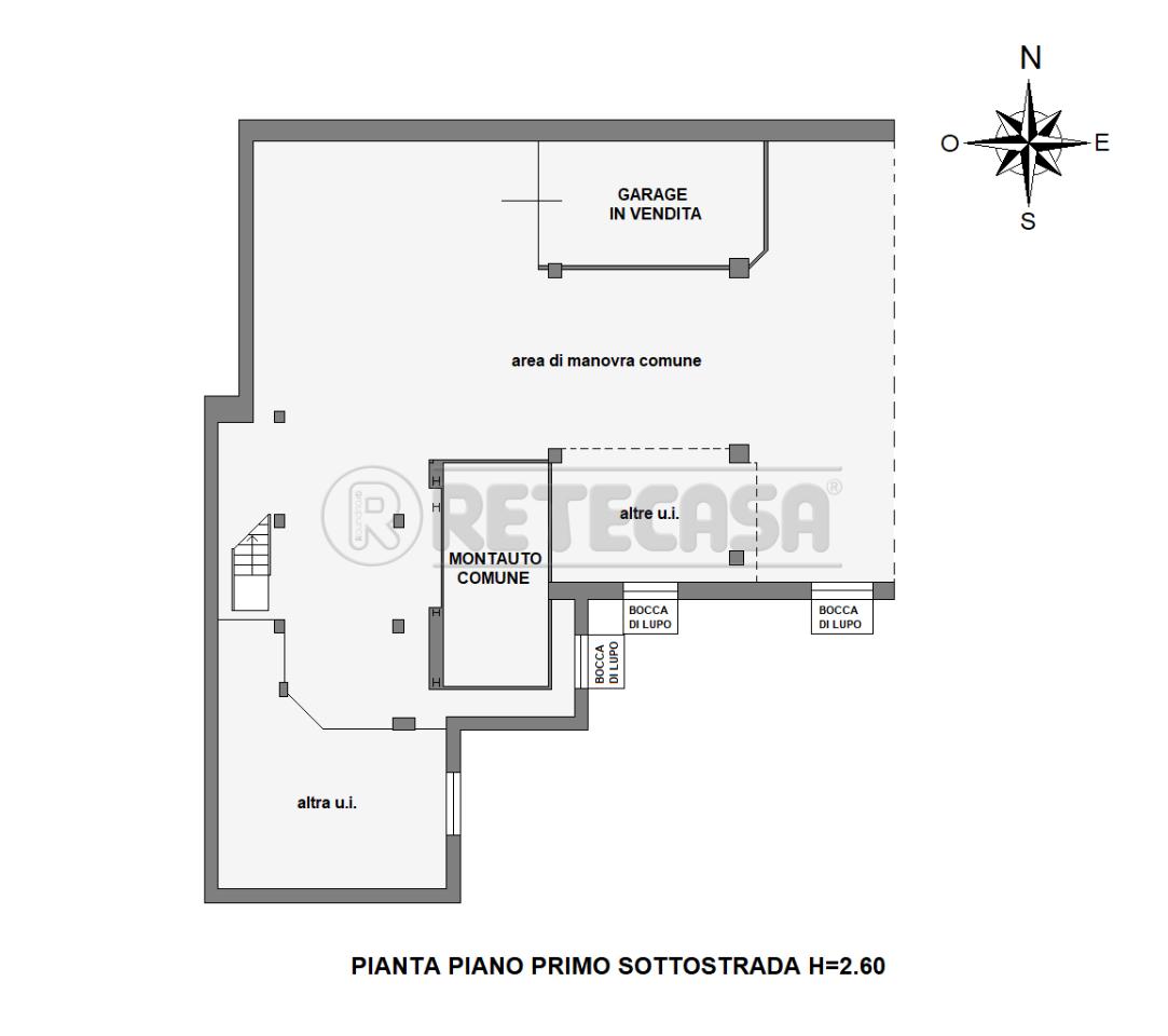 Parcheggio chiuso in Riviera San Benedetto 30, Padova, {3} - Planimetria 1