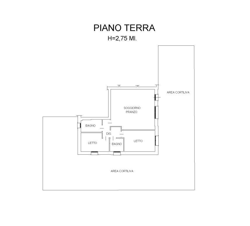 Quadrilocale in vendita, Via Tevere, Soliera - Planimetria 1