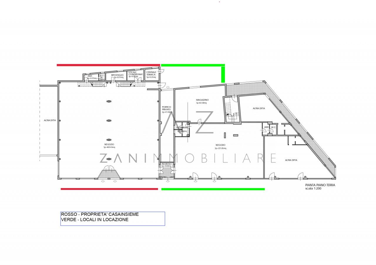 Negozio in Via Kennedy, Riese Pio X, {3} - Planimetria 1