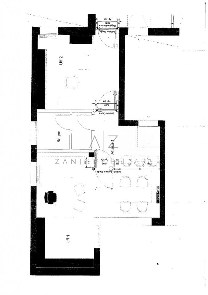 Ufficio in Via Roma, Castelfranco Veneto, {3} - Planimetria 1