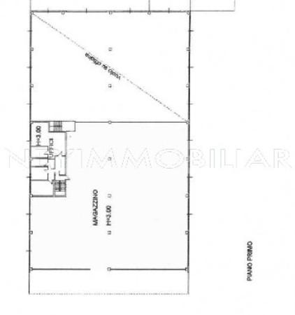 Magazzino in Via Dante Corradini 3, Fidenza, {3} - Planimetria 1