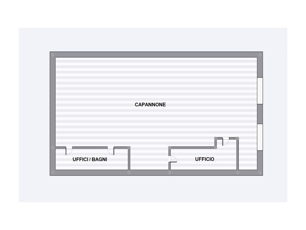 Capannone in Via Cavalcavia, Cesena, {3} - Planimetria 1